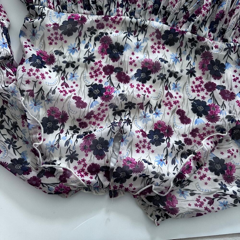 MAYORAL IVORY FLORAL CHIFFON DRESS - Picture 7 of 9